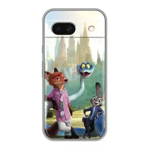 Чехол с принтом «Герои мультфильма Зверополис» для Google Pixel 8A