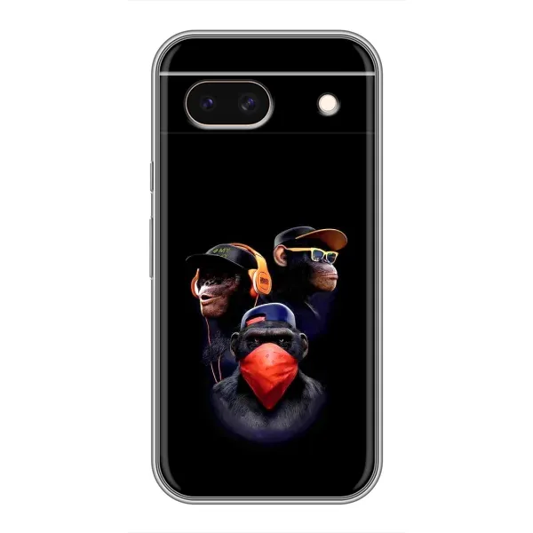Чохол з принтом «Три мавпи» для Google Pixel 8A Чохол з принтом «Три мавпи» для Google Pixel 8A