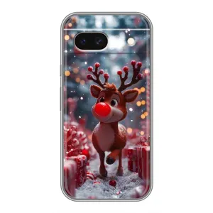 Чехол с принтом «Олень среди подарков» для Google Pixel 8A