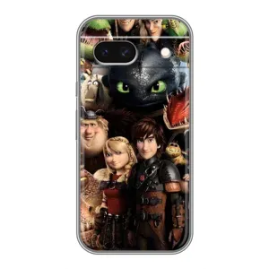 Чехол с принтом «Персонажи дракона» для Google Pixel 8A