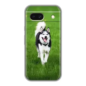 Чохол з Хаскі Google Pixel 8A - (AlphaPrint) (Радісний Хаскі)