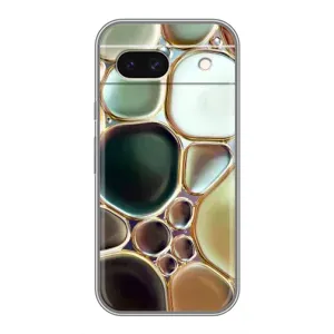 Мраморний чехол на Google Pixel 8A (VPrint) (Радужний Мрамор)