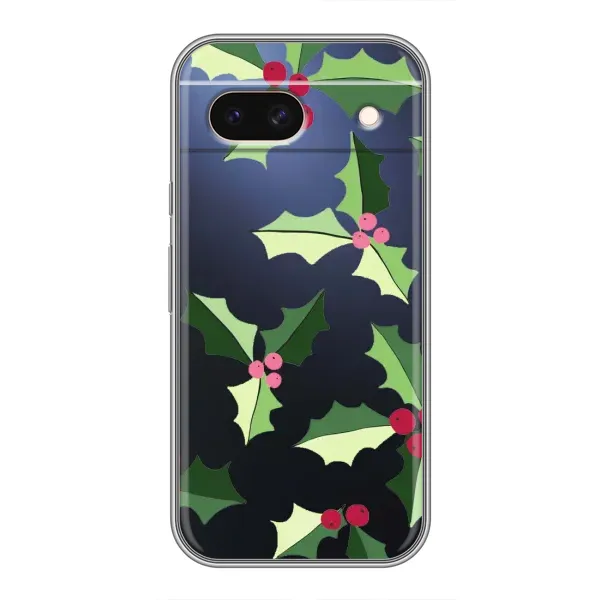 Чехол с принтом «Рождественский фон» для Google Pixel 8A