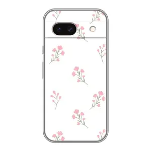 Чохол з розовим принтом для Google Pixel 8A (Рожеві квіти)