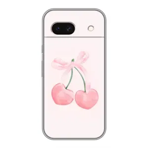 Чохол з розовим принтом для Google Pixel 8A (Рожеві вишні)