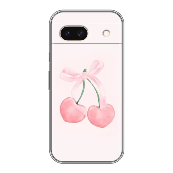 Чехол с принтом «Розовые вишни» для Google Pixel 8A Чехол с принтом «Розовые вишни» для Google Pixel 8A
