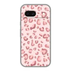 Чохол з розовим принтом для Google Pixel 8A (Рожевий леопард)