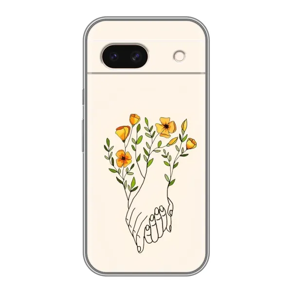 Чехол с принтом «Руки любви» для Google Pixel 8A