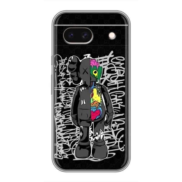 Чехол с принтом «Стиль Bearbrick» для Google Pixel 8A