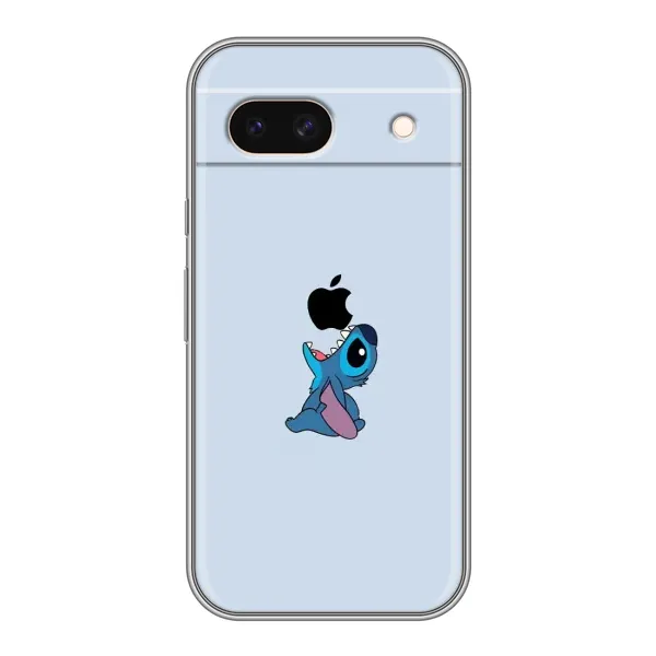 Чехол с принтом «Stitch apple» для Google Pixel 8A
