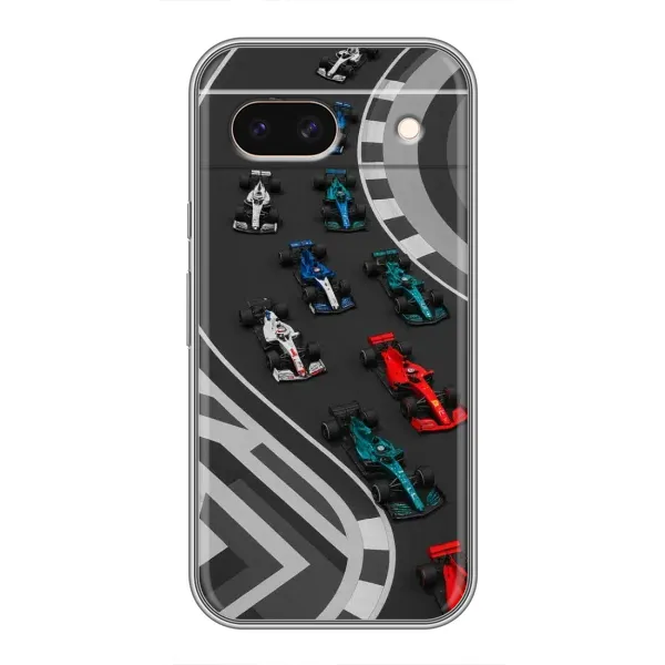 Чехол с принтом «Трасса Ф1» для Google Pixel 8A