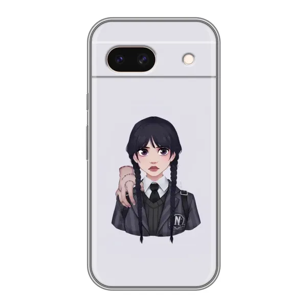Чохол з принтом «Венздей і Річ» для Google Pixel 8A