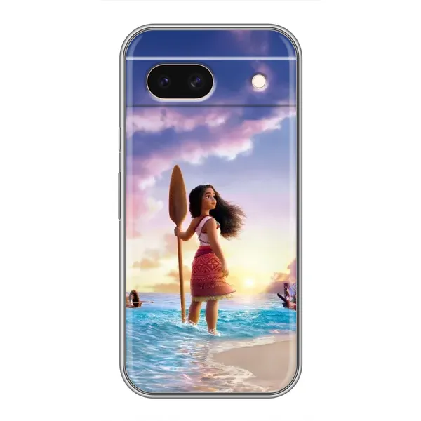 Чехол с принтом «Моана с веслом» для Google Pixel 8A