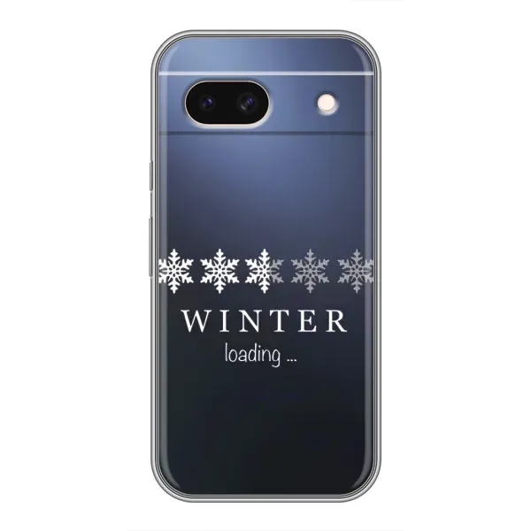 Чехол с принтом «Winter loading» для Google Pixel 8A