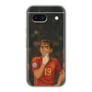 Чехол с футболистом Ламин Ямаль Google Pixel 8A (Ямаль аниме)