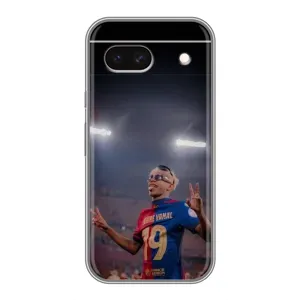 Чехол с футболистом Ламин Ямаль Google Pixel 8A (Ямаль на стадионе)