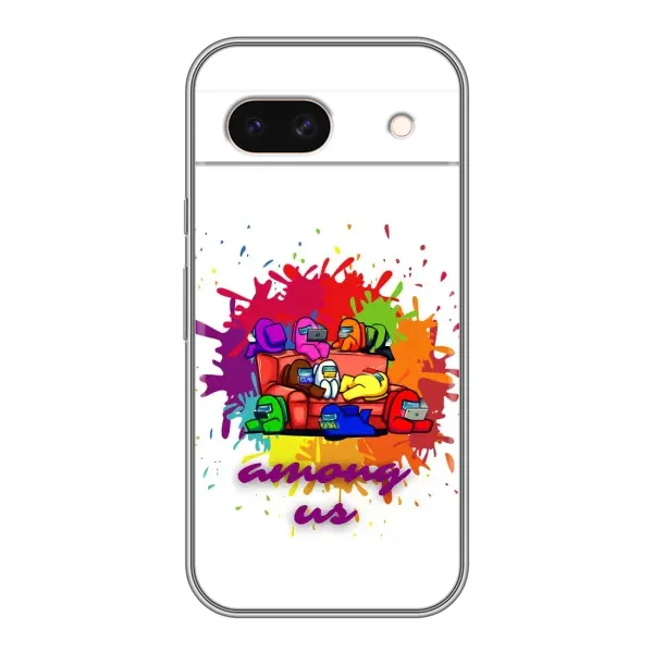 Чехол с принтом «Яркий АмонгАс» для Google Pixel 8A