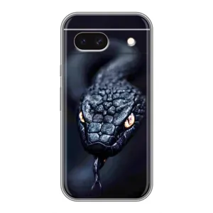 Чехол с картинкой «Хищники» для Google Pixel 8A (Черная змея)