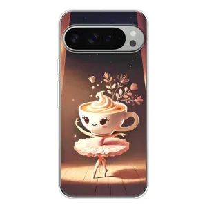 Чехол с мемом Тралалело тралала на Google Pixel 9 Pro XL (Балерина капучина)