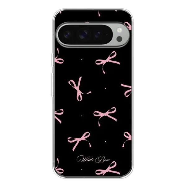 Чохол з принтом «Банти на чорному» для Google Pixel 9 Pro XL Чохол з принтом «Банти на чорному» для Google Pixel 9 Pro XL