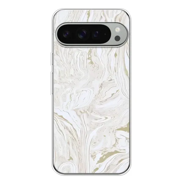 Чехол с принтом «Белый мрамор» для Google Pixel 9 Pro XL