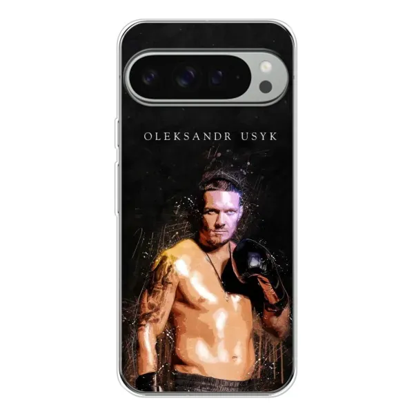 Чохол з принтом «Боксер Олександр Усик» для Google Pixel 9 Pro XL Чохол з принтом «Боксер Олександр Усик» для Google Pixel 9 Pro XL