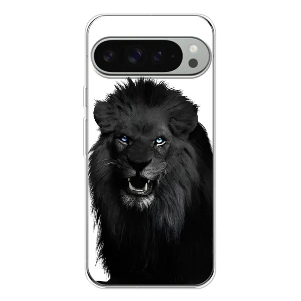 Чехол с принтом «Черный ЛЕВ» для Google Pixel 9 Pro XL