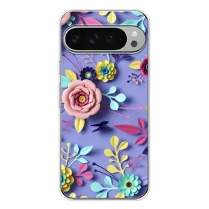 Чехлы с Цветами для Google Pixel 9 Pro XL (VPrint) (Цветочный дизайн)