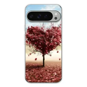 Чехлы для любимой на Пиксель 9 Про ХЛ (VPrint) (Дерево сердце)