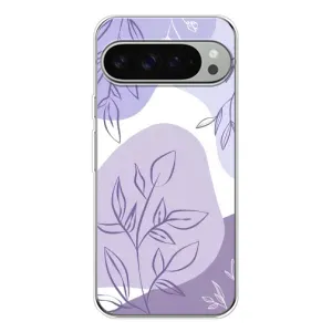 Чехол с принтом «Фиолетовые листья абстракция» для Google Pixel 9 Pro XL