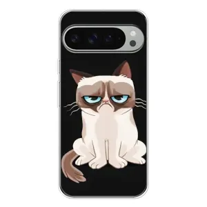 Чохол з принтом «Сумний кіт» для Google Pixel 9 Pro XL