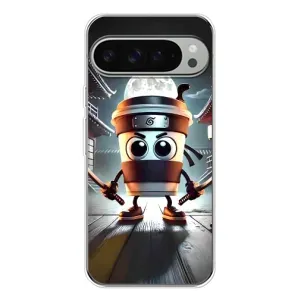 Чехол с мемом Тралалело тралала на Google Pixel 9 Pro XL (Капучино асасино)