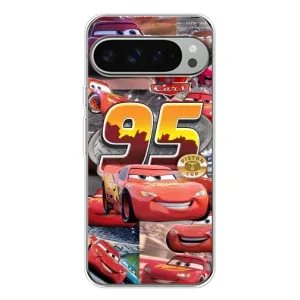 Силіконовий чохол Маквін для Google Pixel 9 Pro XL (Колаж Блискавка Маквін)