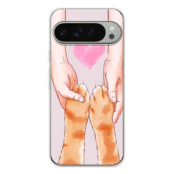 Чехол с принтом «Любовь к котикам» для Google Pixel 9 Pro XL Чехол с принтом «Любовь к котикам» для Google Pixel 9 Pro XL