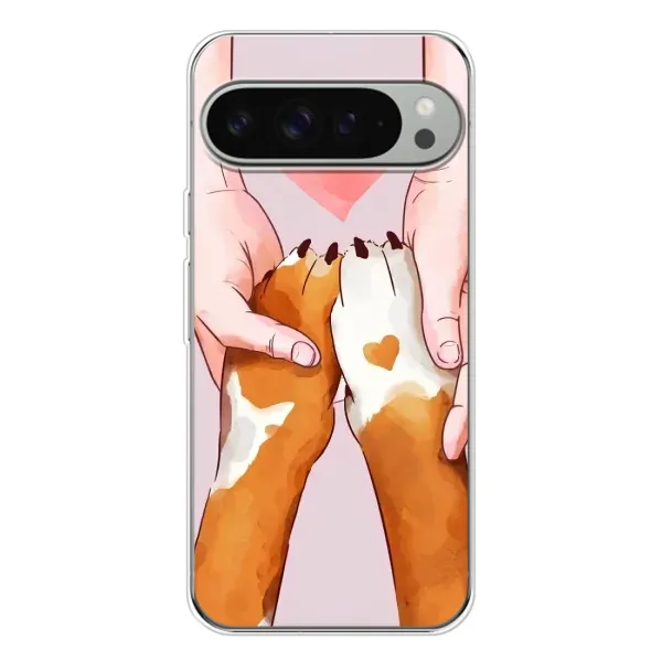 Чохол з принтом «Любовь до собак» для Google Pixel 9 Pro XL