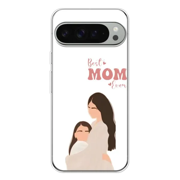 Чехол с принтом «Мама и дочка» для Google Pixel 9 Pro XL Чехол с принтом «Мама и дочка» для Google Pixel 9 Pro XL