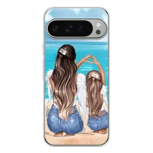Чехол с печатью для Google Pixel 9 Pro XL - (Мама с ребенком) (AlphaPrint)