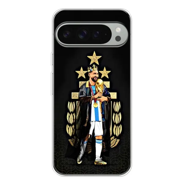 Чехол с принтом «Месси Король» для Google Pixel 9 Pro XL