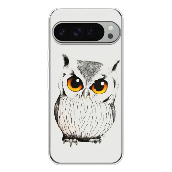 Чохол з принтом «Мила Сова» для Google Pixel 9 Pro XL