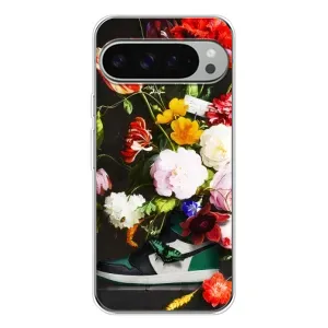 Бренднові Чохли для Google Pixel 9 Pro XL - (PREMIUMPrint) (Nike цветы)
