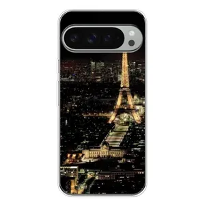 Чехол Эйфелева Башня для Google Pixel 9 Pro XL - (AlphaPrint) (Ночной Париж)