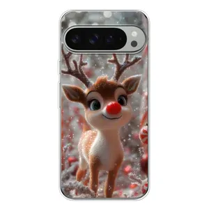 Яскравий чохол для Google Pixel 9 Pro XL з Зимові Оленята