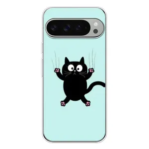 Чохол з принтом «Падаючий кіт» для Google Pixel 9 Pro XL