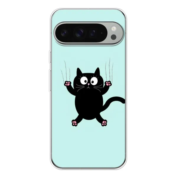 Чохол з принтом «Падаючий кіт» для Google Pixel 9 Pro XL