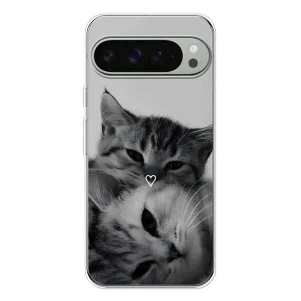 Чехол с принтом «Пара котов» для Google Pixel 9 Pro XL