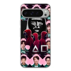 Чехол с принтом «Участники Игра кальмара» для Google Pixel 9 Pro XL