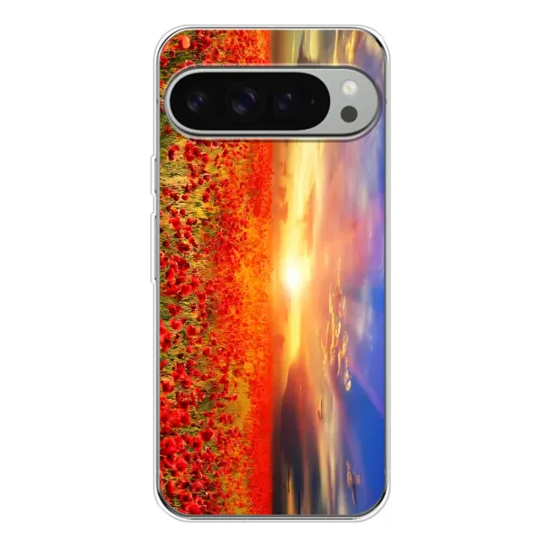 Чохол з принтом «Поле тюльпанів» для Google Pixel 9 Pro XL