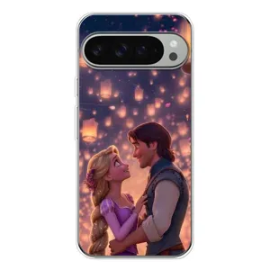 Чехол Рапунцель для Google Pixel 9 Pro XL (Принцесса и принц)