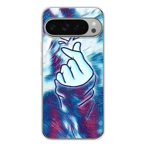 Чохол з принтом «Радужне серце» для Google Pixel 9 Pro XL