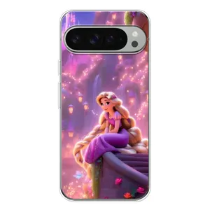 Чехол Рапунцель для Google Pixel 9 Pro XL (Рапунцель в замке)